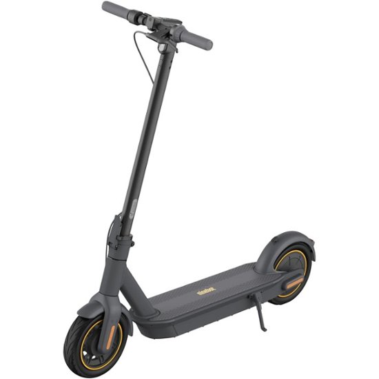 Segway - KickScooter Foldable Electric Scooter w/40.4 Max Operating Range &  18.6 mph Max Speed - Black
