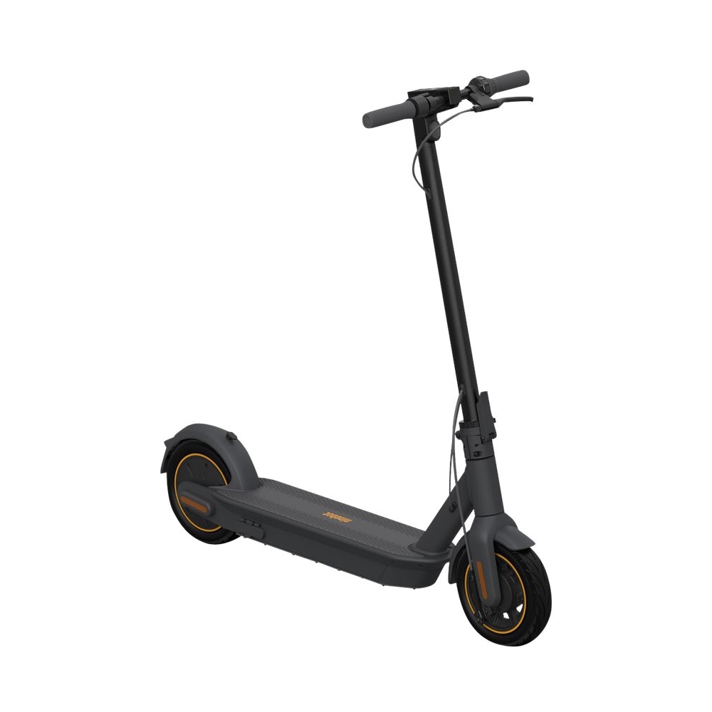 Segway - KickScooter Foldable Electric Scooter w/40.4 Max Operating Range &  18.6 mph Max Speed - Black