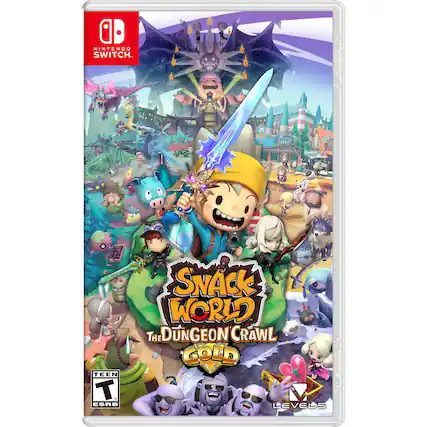 Front. Level-5 - Snack World: The Dungeon Crawl - Gold. - T (Teen 13+)