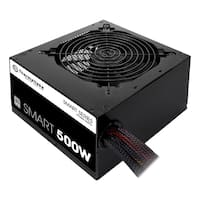 Thermaltake - SMART 500W ATX12V 2.3 80 Plus Power Supply - Black - Front_Zoom
