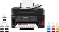 Canon - PIXMA MegaTank G7020 Wireless All-In-One Inkjet Printer with Fax - Black - Front_Zoom