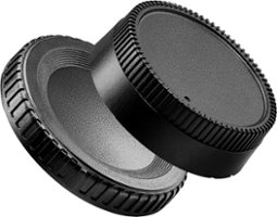 Platinum™ - Body/Rear Lens Cap for Nikon - Black - Angle_Zoom
