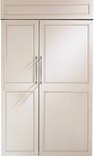 Monogram - 29.5 Cu. Ft. Side-by-Side Built-In Refrigerator - Custom Panel Ready - Front_Standard