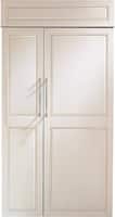 Monogram - 25.1 Cu. Ft. Side-by-Side Built-In Refrigerator - Custom Panel Ready - Front_Zoom