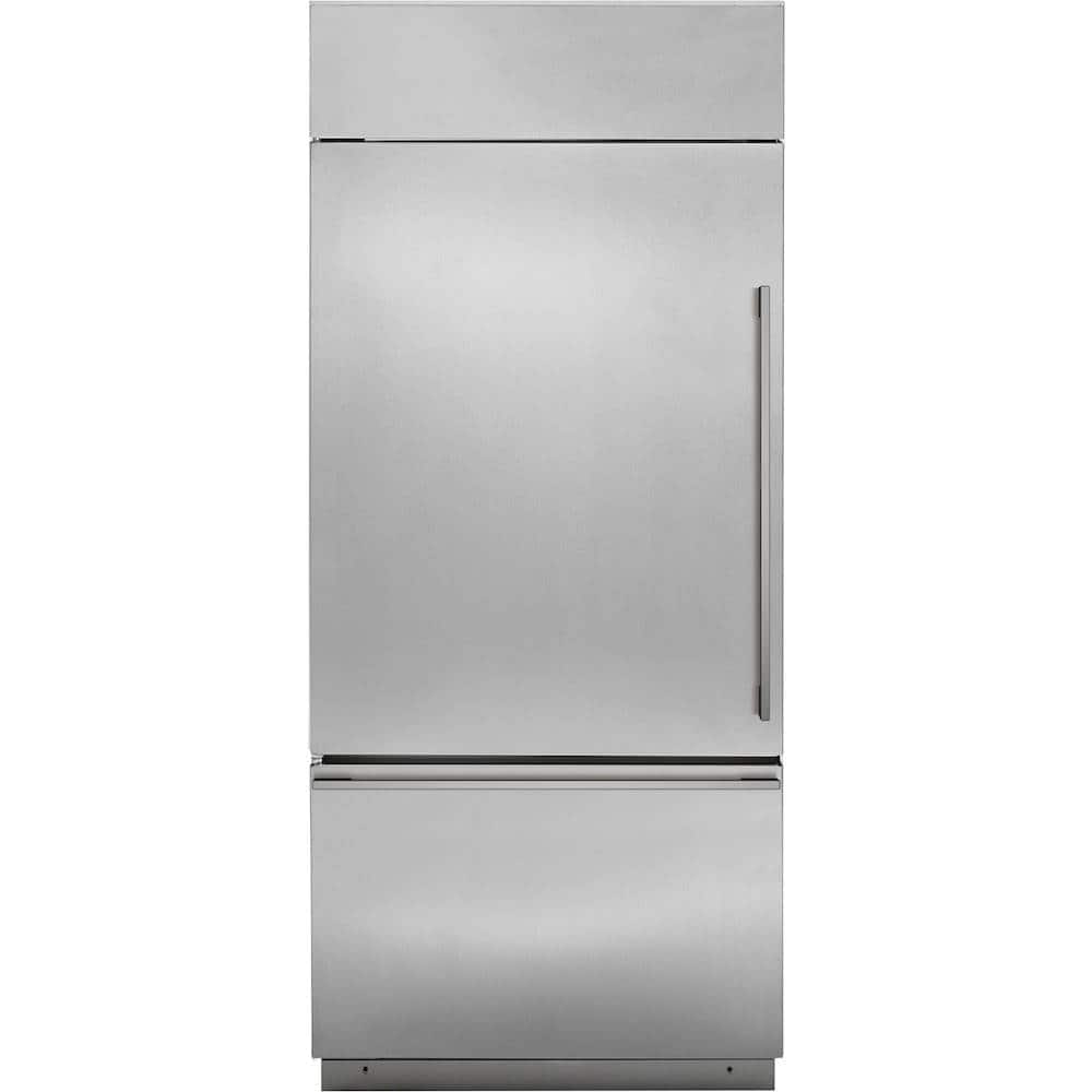 Alt View 11. Monogram - 21.3 Cu. Ft. Bottom-Freezer Built-In Refrigerator - Stainless Steel.