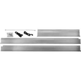Monogram - 42" Trim Kit for Dual Installed Columns in 24" Deep Cabinets - Silver