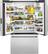 Alt View 1. Monogram - 23.1 Cu. Ft. French Door Counter-Depth Refrigerator - Stainless Steel.