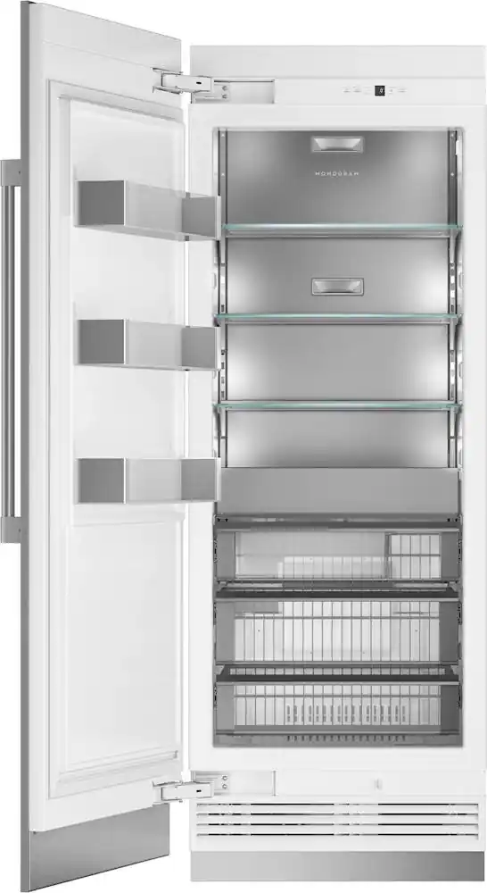 Alt View 2. Monogram - 16.7 Cu. Ft. Smart Upright Freezer - Custom Panel Ready.
