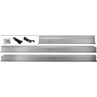Monogram - 48" Trim Kit for Dual Installed Columns in 24" Deep Cabinets - Silver - Front_Zoom