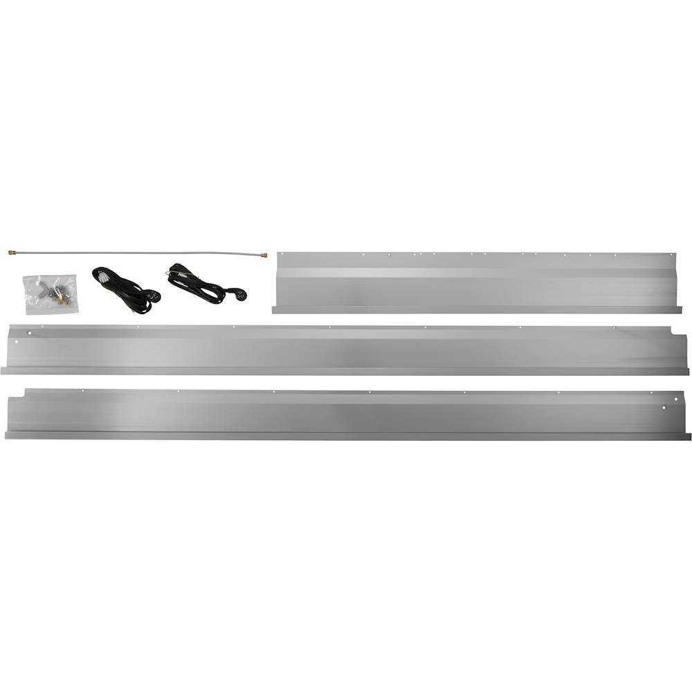 Monogram - 48" Trim Kit for Dual Installed Columns in 24" Deep Cabinets - Stainless Steel