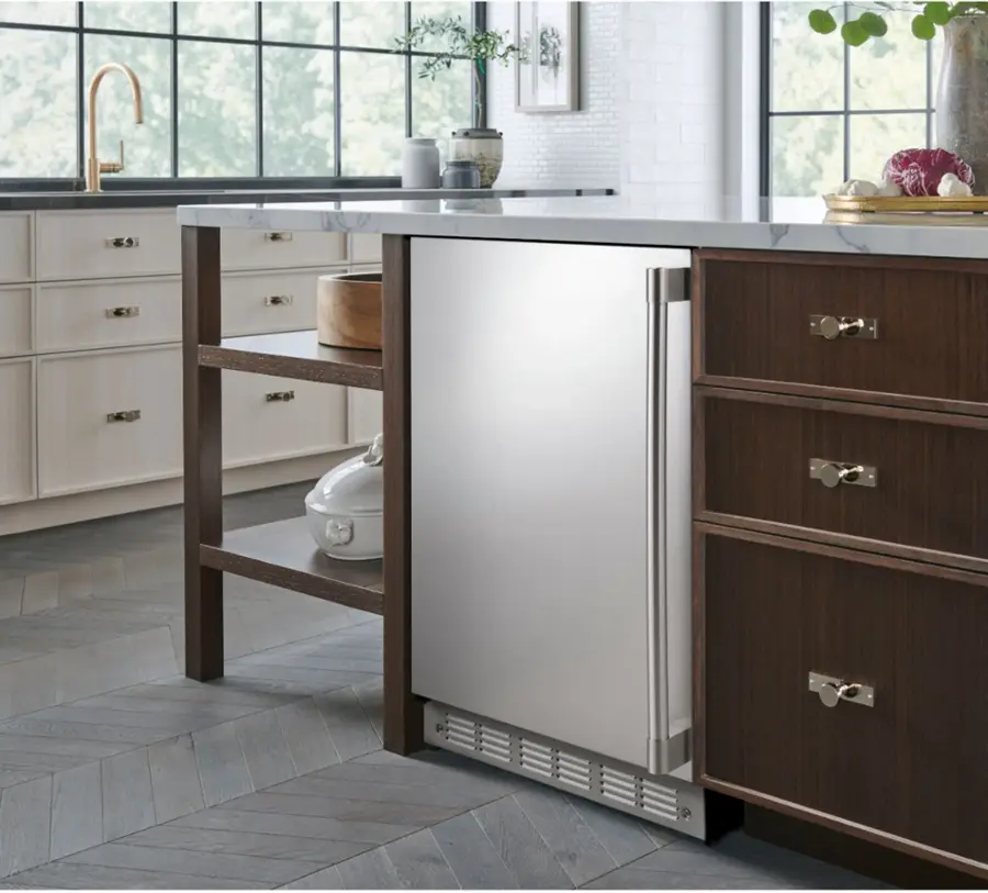 Alt View 17. Monogram - 5.4 Cu. Ft. Mini Fridge - Stainless Steel.