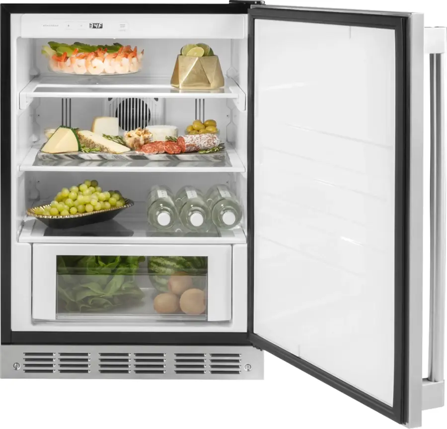 Alt View 19. Monogram - 5.4 Cu. Ft. Mini Fridge - Stainless Steel.