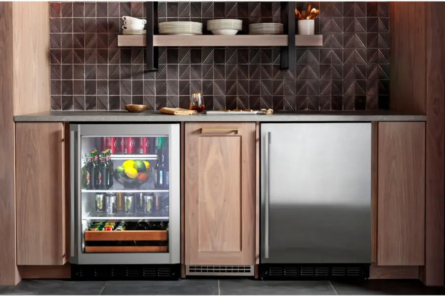 Alt View 21. Monogram - 5.4 Cu. Ft. Mini Fridge - Stainless Steel.