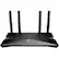 Front. TP-Link - Wireless-AX1500 Dual-Band Wi-Fi 6 Router - Black.