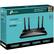 Left. TP-Link - Wireless-AX3000 4-Stream Dual-Band Wi-Fi 6 Router - Black.