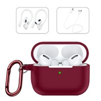 SaharaCase - Case for Apple AirPods Pro 2 (2nd Generation 2022) - Dark Red - Front_Zoom