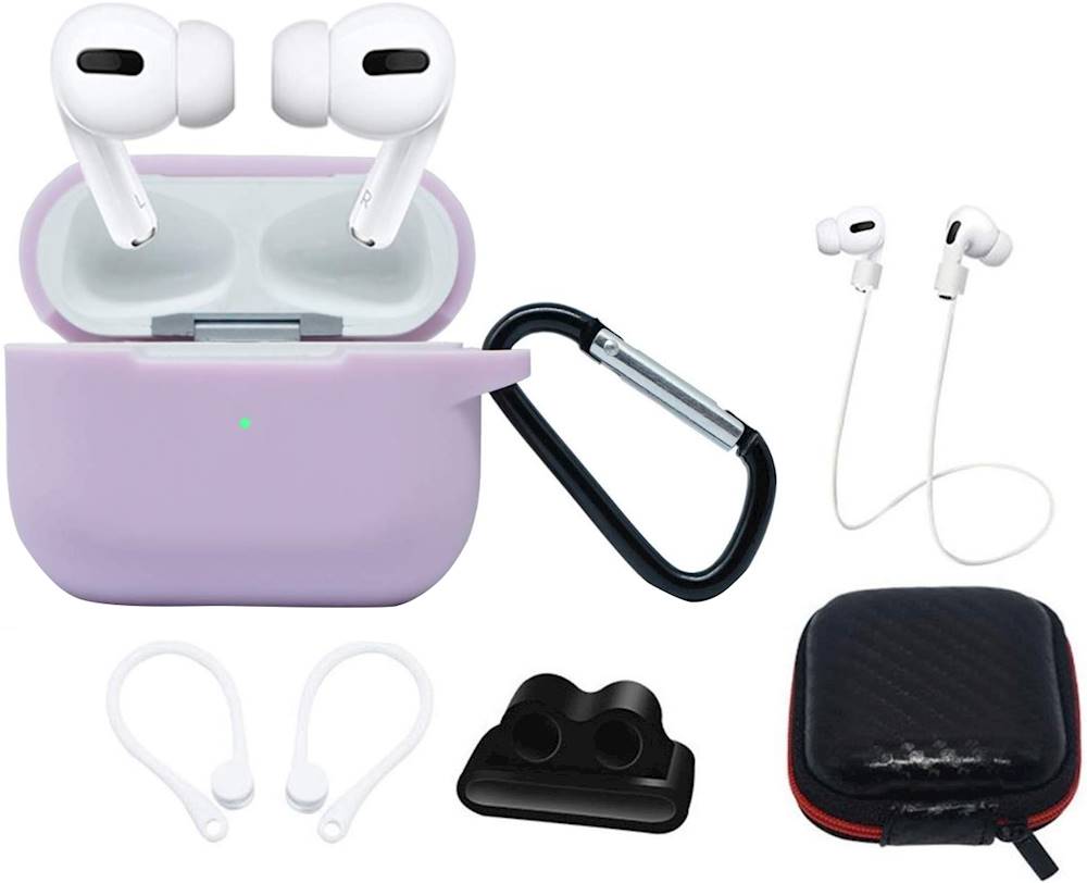 Best Buy: SaharaCase Case Kit for Apple AirPods Pro (1st Generation)  Lavender SB-C-A-AP-PRO-LV