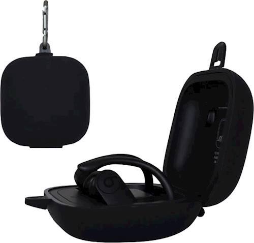 Alt View 11. SaharaCase - Silicone Protective Case for Beats by Dr. Dre Powerbeats Pro - Scorpion Black.