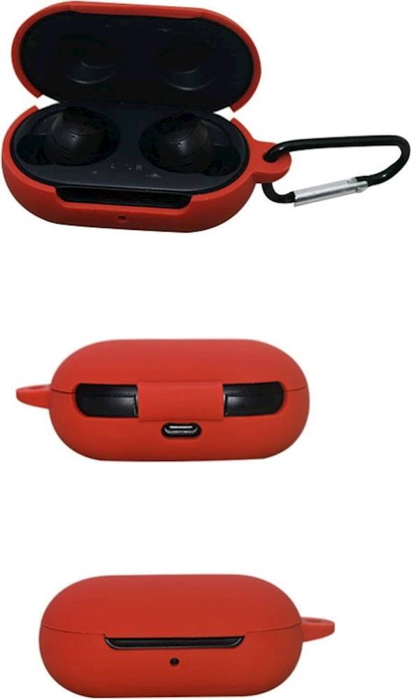 Alt View 11. SaharaCase - Silicone Case for Samsung Galaxy Buds and Buds+ - Fire Red.