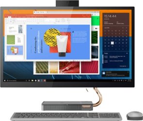 Lenovo - IdeaCentre A540-27ICB 27" Touch-Screen All-In-One - Intel Core i5 - 12GB Memory - 256GB SSD - Mineral Gray - Front_Zoom