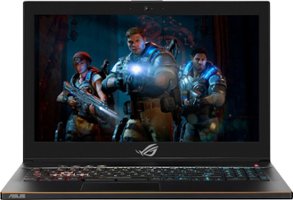 ASUS - Geek Squad Certified Refurbished 15.6" Gaming Laptop - Core i7 - 16GB - GeForce GTX 1060 - 1TB Hybrid Drive + 128GB SSD - Brushed Black - Front_Zoom
