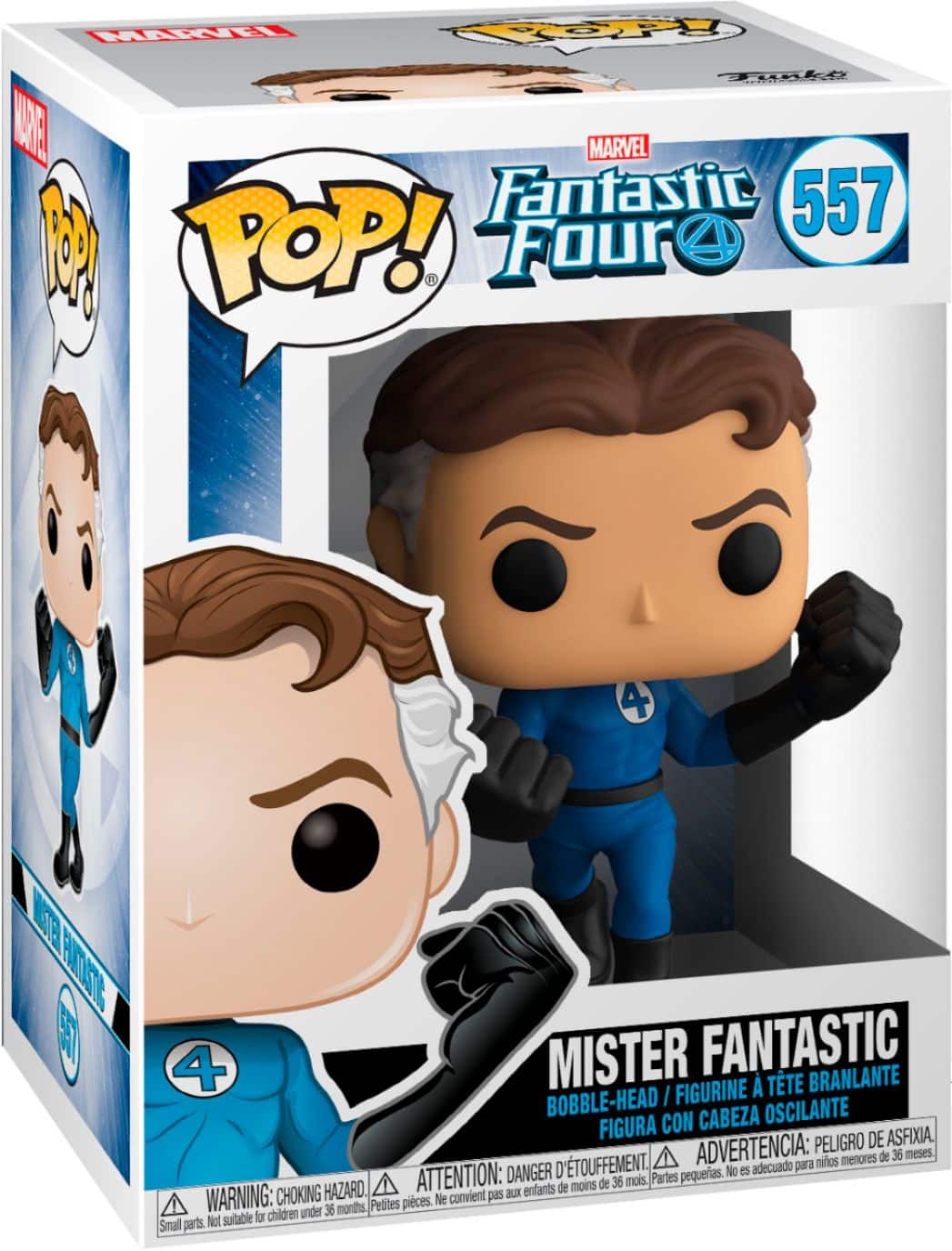 Front. Funko - Pop! Marvel Mister Fantastic.