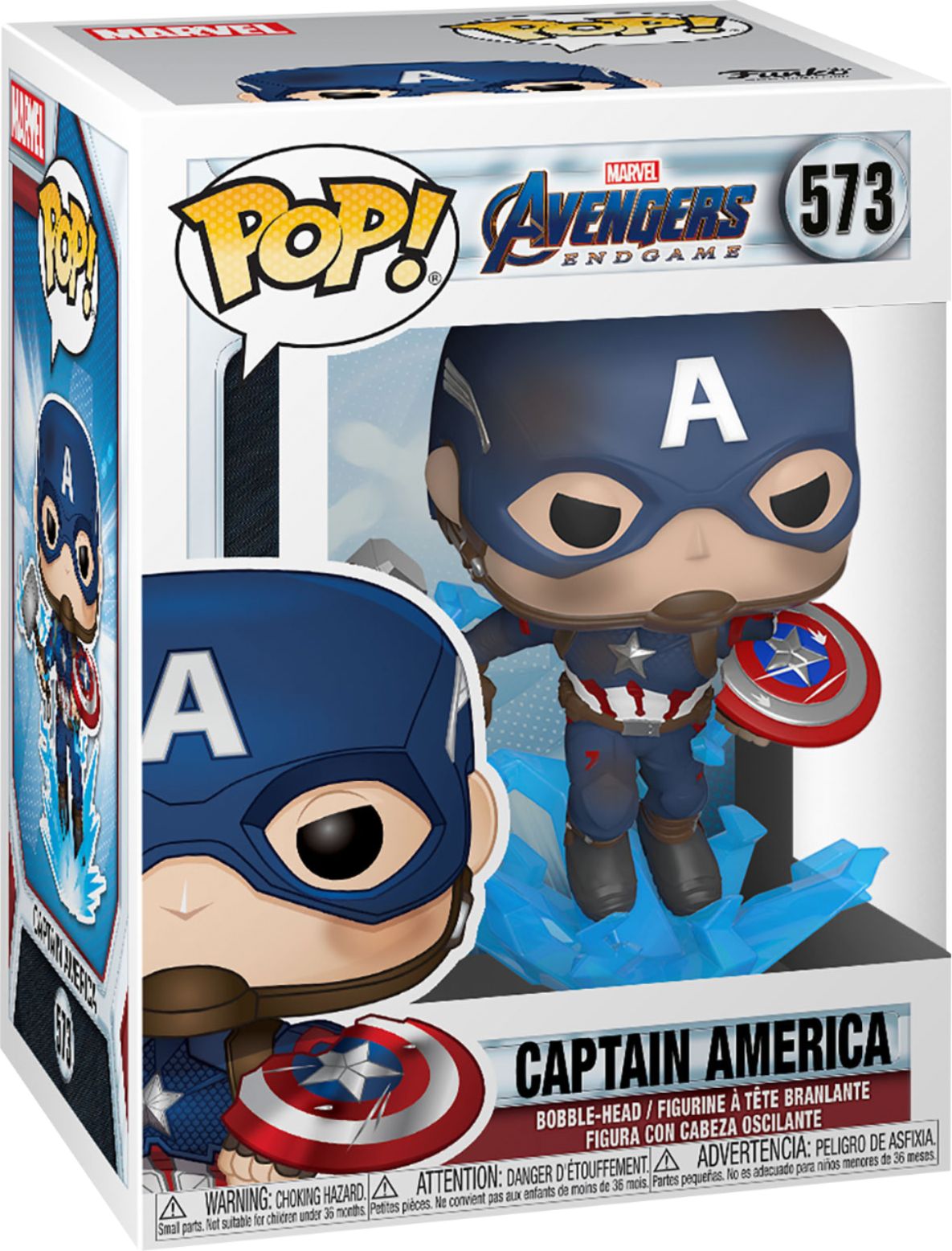 Captain America Marvel Gameverse Best Buy EXCLUSIVE 627 GITD IN HAND Funko Pop 