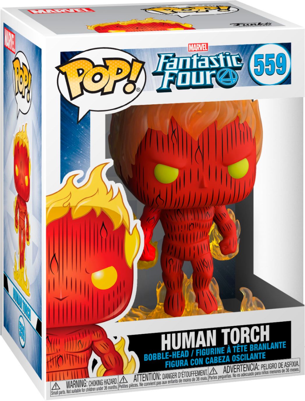Funko - Pop! Marvel Human Torch