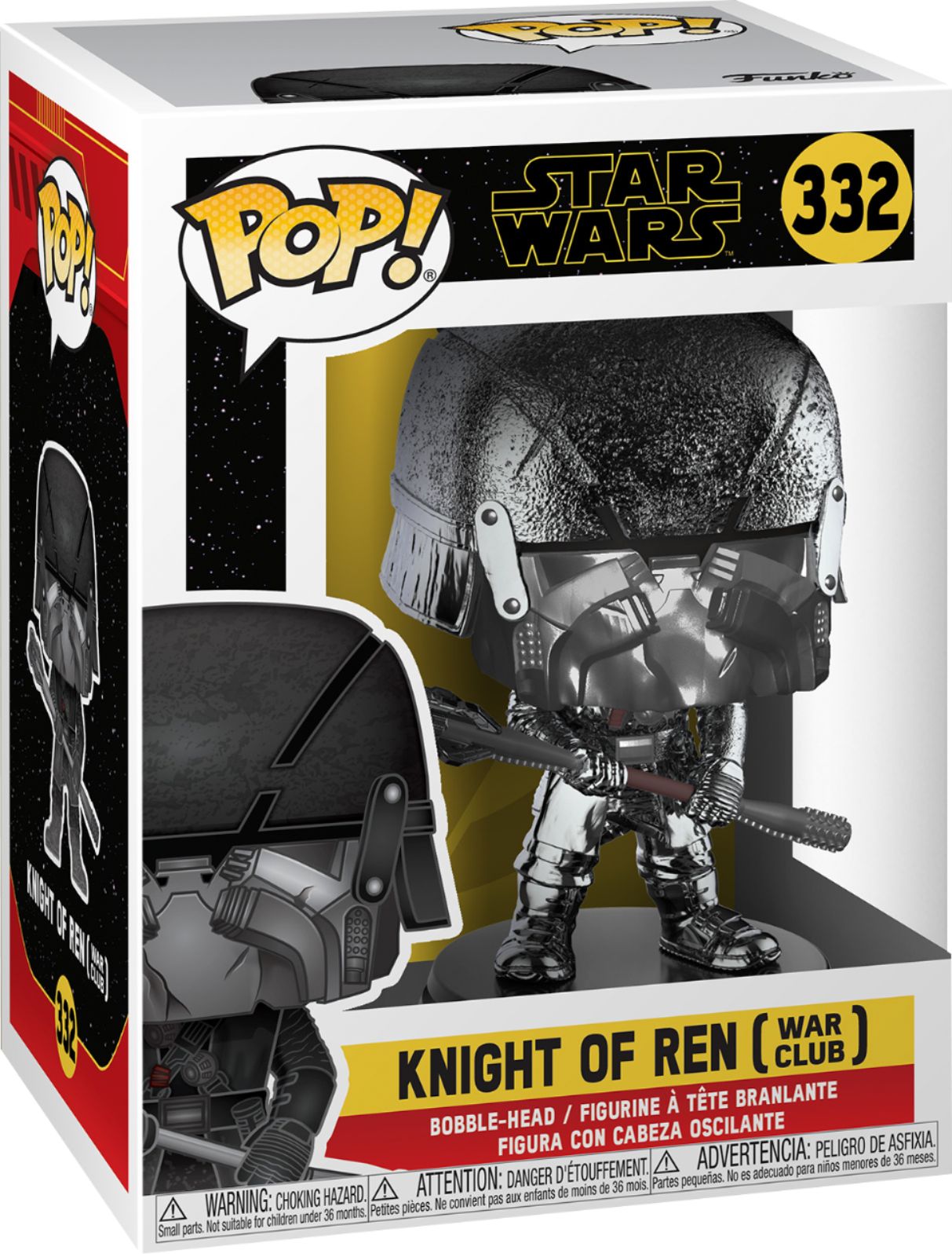 give Samler blade deres Best Buy: Funko POP! Star Wars: The Rise of Skywalker Knight Of Ren (Club)  Hematite Chrome 47242