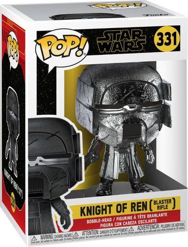 Funko - POP! Star Wars: The Rise of Skywalker - Knight Of Ren (Blaster) - Hematite Chrome