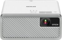 Front Zoom. Epson - EF-100 Mini Laser Streaming Wireless 3LCD Projector with Android TV - White.