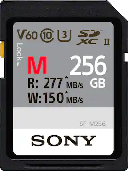 Sony - SF-M Series 256GB SDXC UHS-II Memory Card