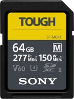 Sony - TOUGH M Series - 64GB SDXC UHS-II Memory Card - Front_Zoom