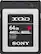 Front. Sony - QDG64F/J 64GB XQD Memory Card - Black.
