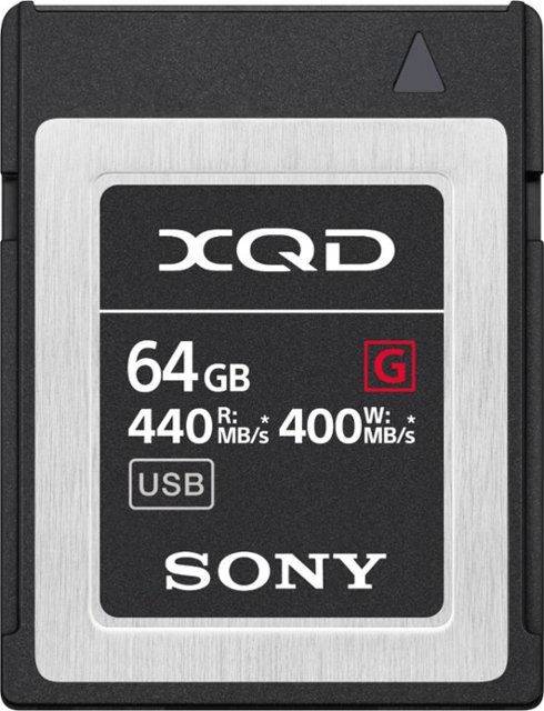 Front Zoom. Sony - QDG64F/J 64GB XQD Memory Card.