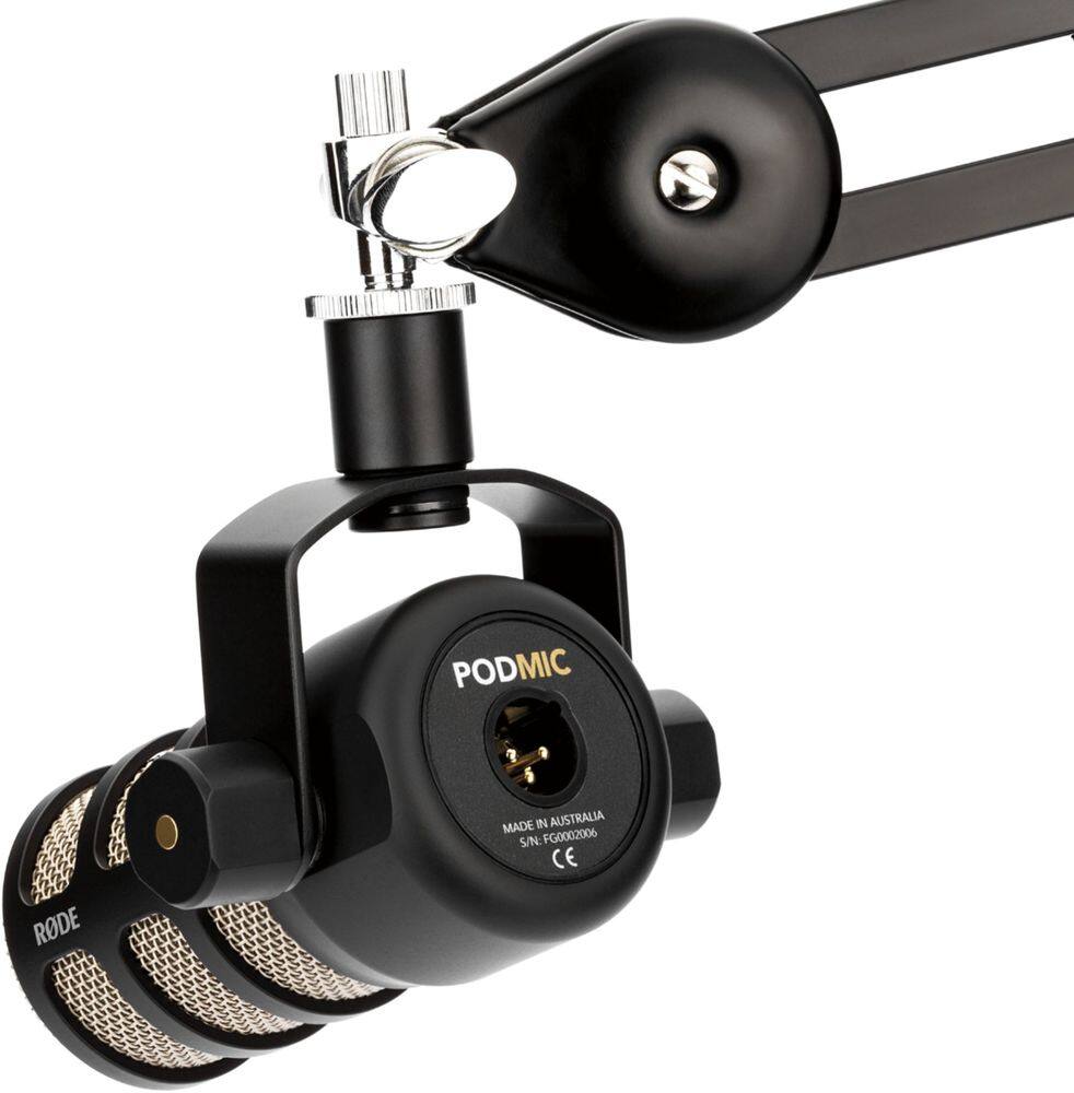 Alt View 15. RØDE - PODMIC Dynamic Podcasting Microphone - Black.