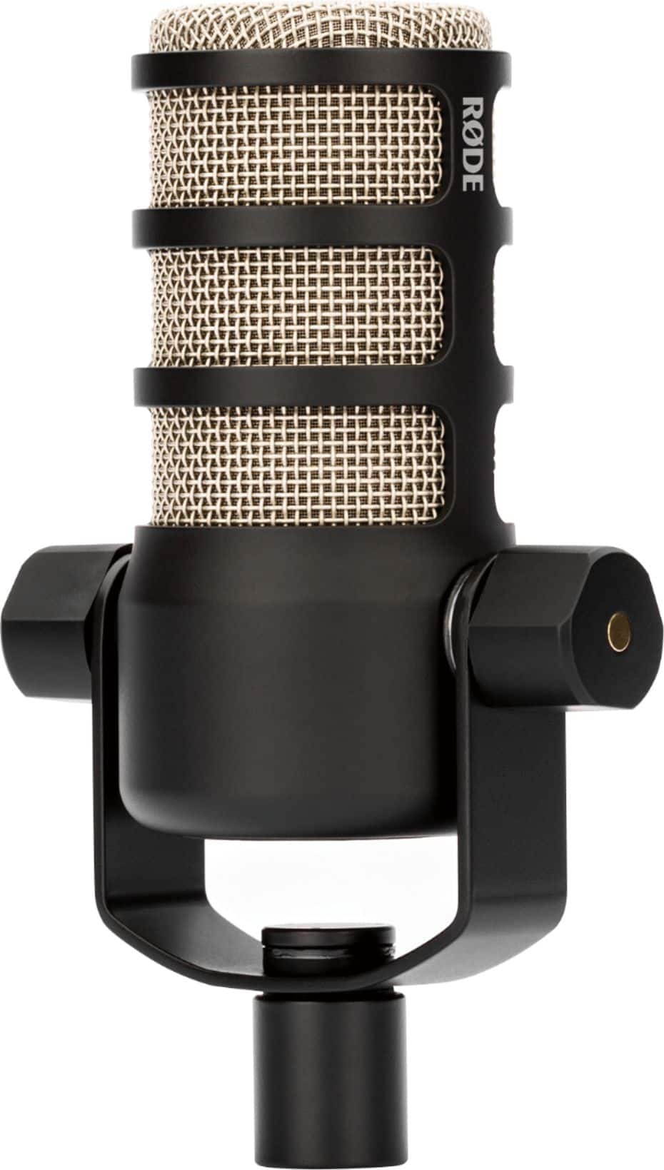 Left. RØDE - PODMIC Dynamic Podcasting Microphone - Black.