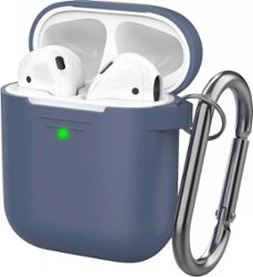 SaharaCase - Case Kit for Apple AirPods (1st Generation and 2nd Generation) - Navy - Angle_Zoom