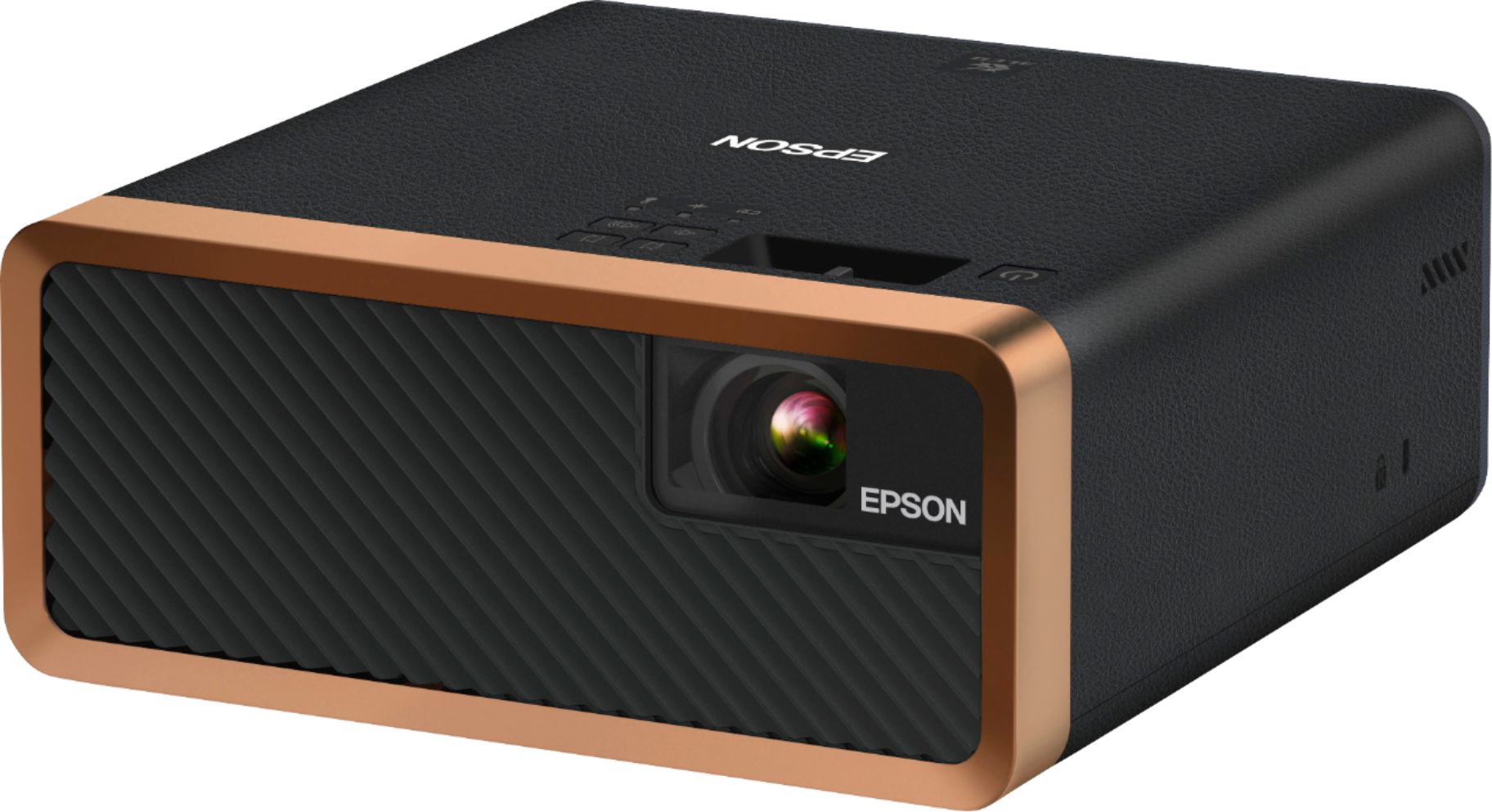 Left View: Epson - Pro EX10000 3LCD Full HD 1080p Wireless Laser Projector with Miracast - Black