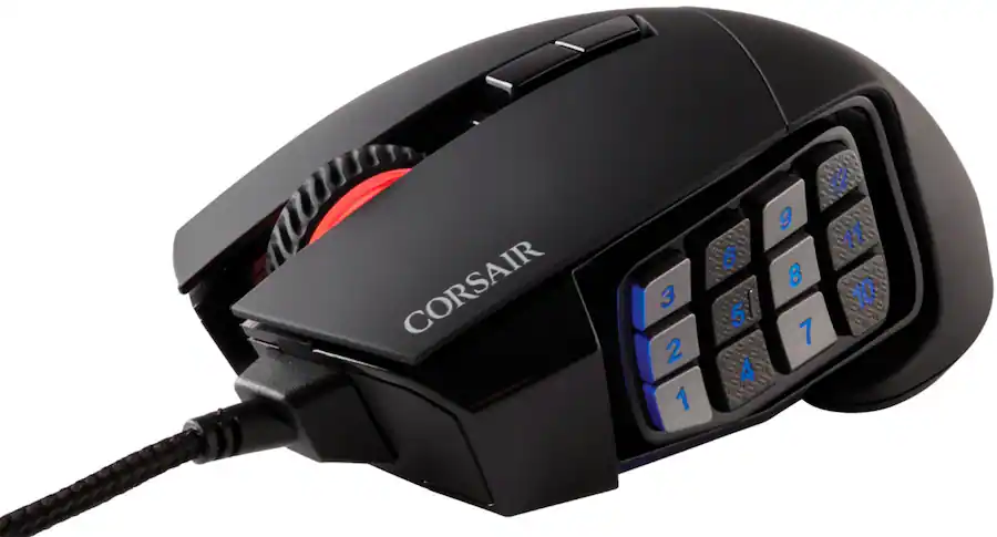 CORSAIR Scimitar RGB Elite Wired Optical Gaming Mouse with 17