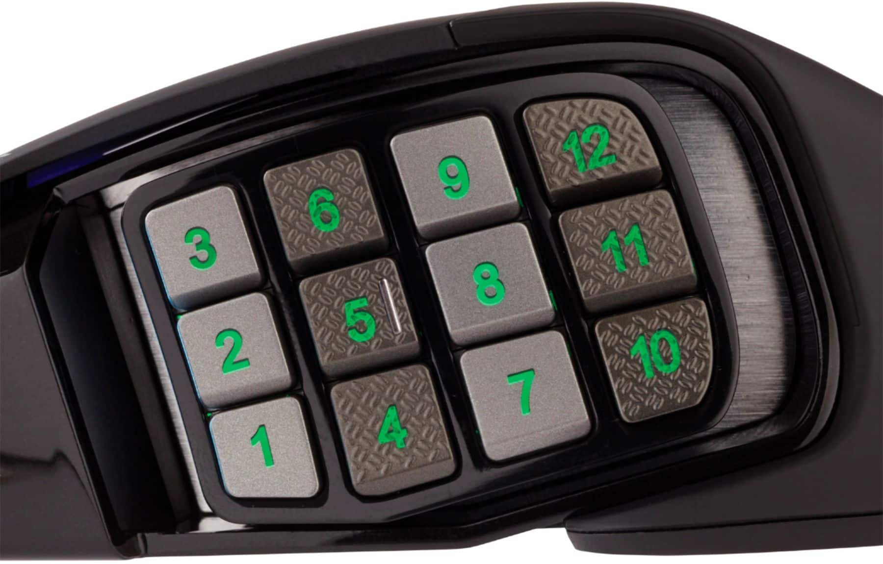 Alt View 17. CORSAIR - Scimitar RGB Elite Wired Optical Gaming Mouse with 17 Programmable Buttons - Black.