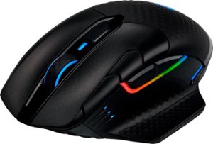 CORSAIR - DARK CORE RGB PRO SE Wireless Optical Gaming Mouse with Slipstream Technology and Qi Wireless Charging - Black