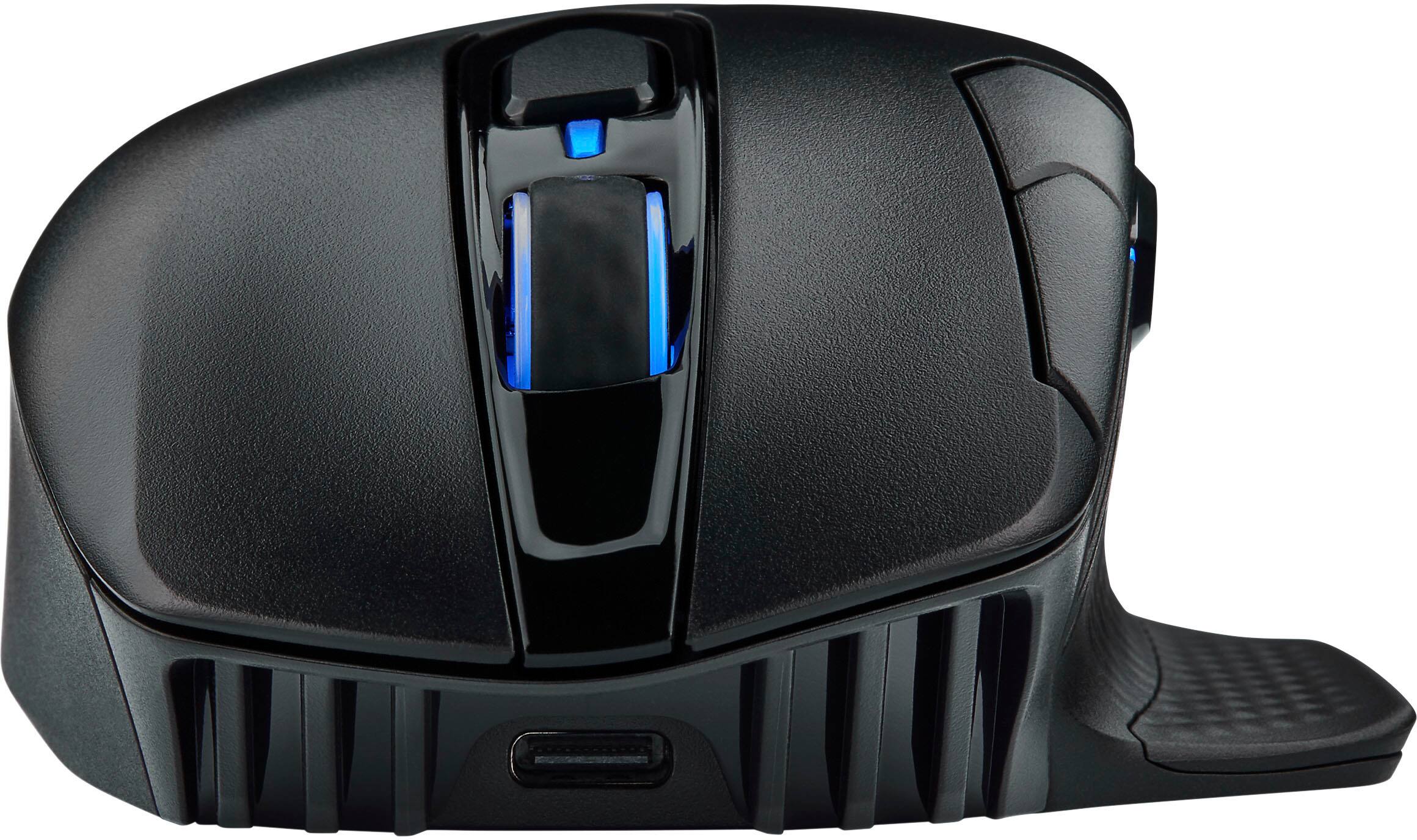 Alt View 16. CORSAIR - DARK CORE RGB PRO SE Wireless Optical Gaming Mouse with Qi Wireless Charging - Black.