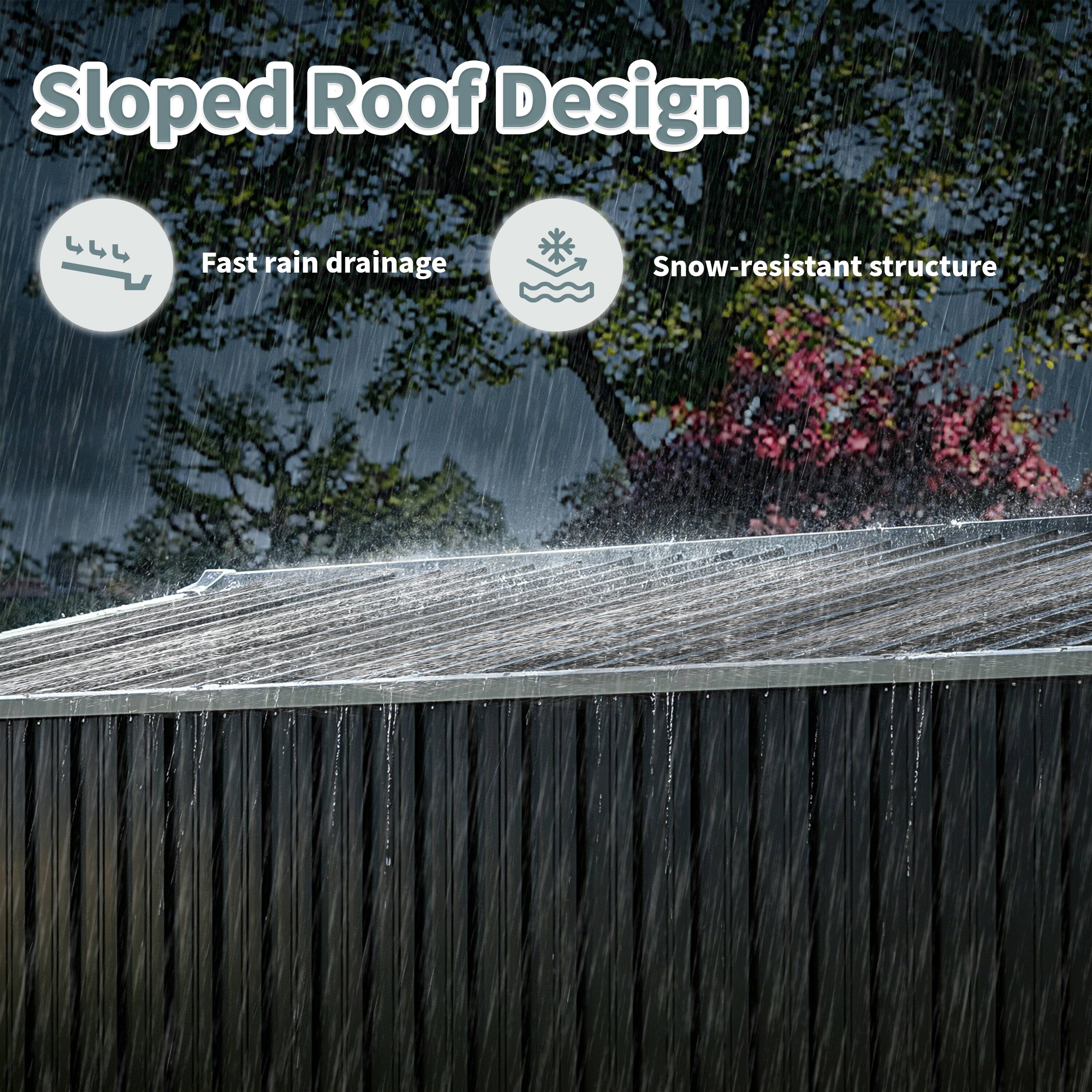 Sloped Roof Design  
- Fast rain drainage  
- Snow-resistant structure