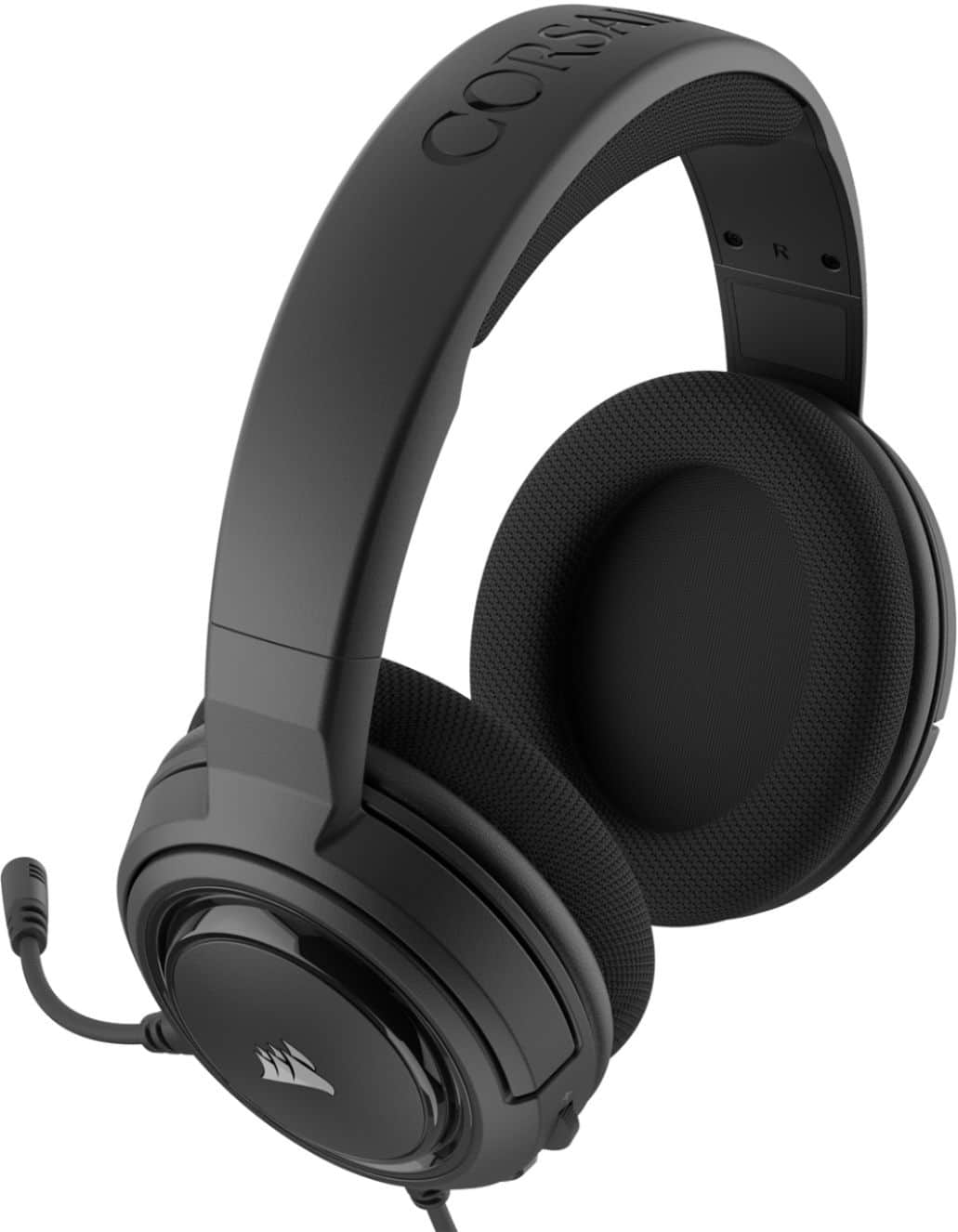 Best Buy CORSAIR HS45 SURROUND Wired Stereo Gaming Headset Carbon