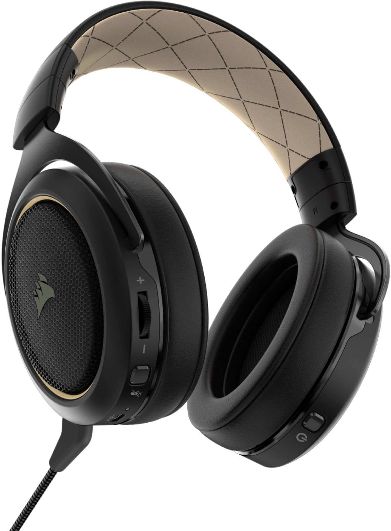 aanklager Blootstellen haakje CORSAIR HS70 PRO Wireless 7.1 Surround Sound Gaming Headset for PC, PS5,  and PS4 Cream CA-9011210-NA - Best Buy