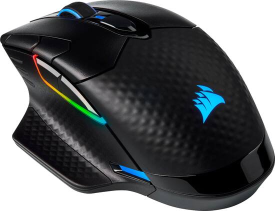 ambition Lille bitte Perforering CORSAIR DARK CORE RGB PRO Wireless Optical Gaming Mouse with Slipstream  Technology Black CH-9315411-NA - Best Buy