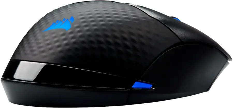 Alt View 14. CORSAIR - DARK CORE RGB PRO Wireless Optical Gaming Mouse with Slipstream Technology - Black.