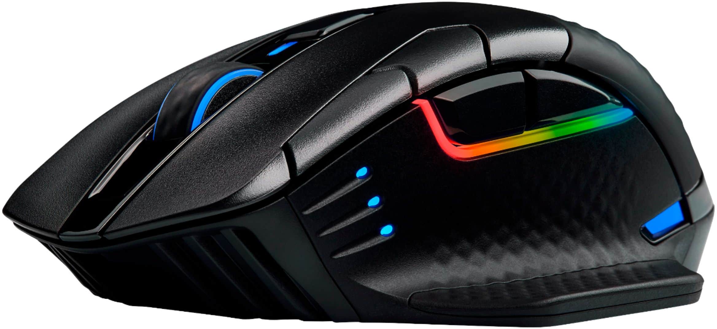 Alt View 17. CORSAIR - DARK CORE RGB PRO Wireless Optical Gaming Mouse with Slipstream Technology - Black.