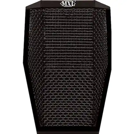 Front. MXL - LED USB Boundry Microphone - Black.